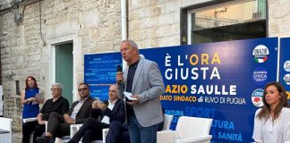 Il candidato sindaco del centrodestra Saulle si presenta con un anno di anticipo