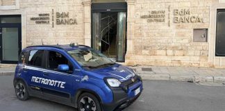Ruvo di Puglia, assalto esplosivo alla BdM: il colpo fallisce