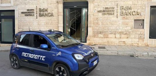 Ruvo di Puglia, assalto esplosivo alla BdM: il colpo fallisce